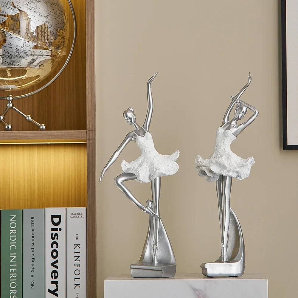 BalletGrace - Figura elegante di ballerina per l'arredamento moderno di casa e ufficio