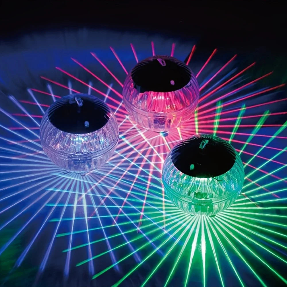 SOLAGLOW Lampada da Piscina Solare RGB Galleggiante