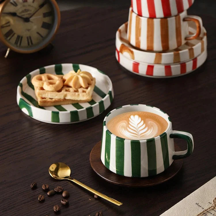 Tazza e piattino in ceramica Henrik