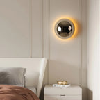 LumiBau Luxe Bauhaus Lampada da Parete Rotonda