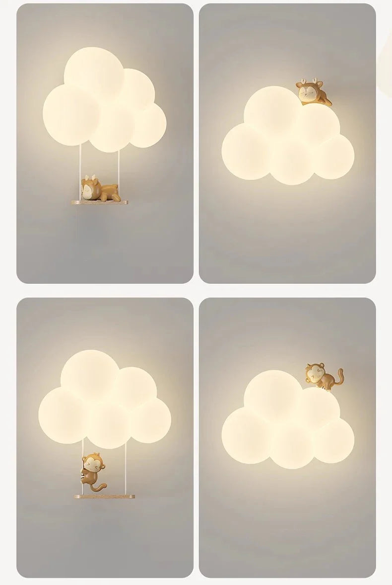 WonderGlow Lampada da Parete a Forma di Animale per Cameretta