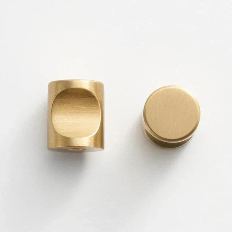 Maniglie in Ottone Spazzolato Lars