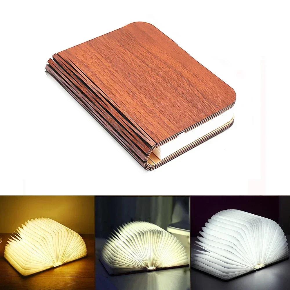BookLight - Elegante lampada pieghevole per libri per un arredamento versatile