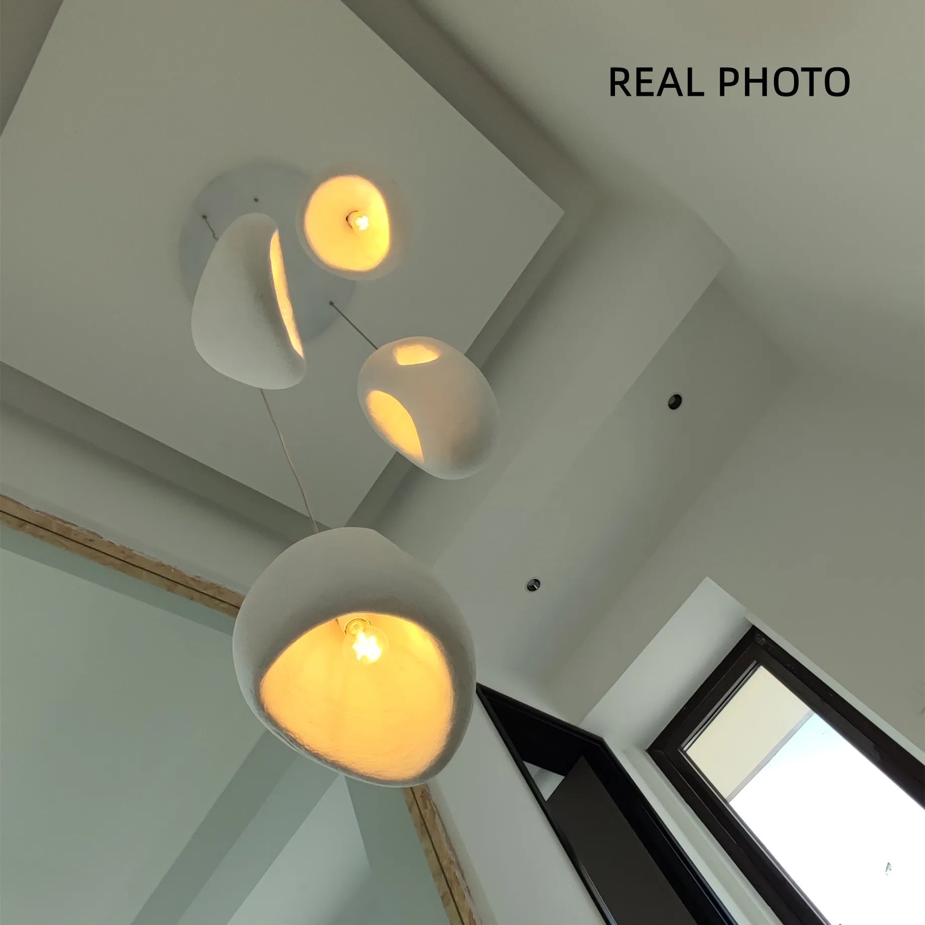 lampadario led wabi-sabi moderno irregolare per decorazione loft
