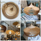Lampada a sospensione in legno – Illuminazione di alta qualità per un ambiente accogliente