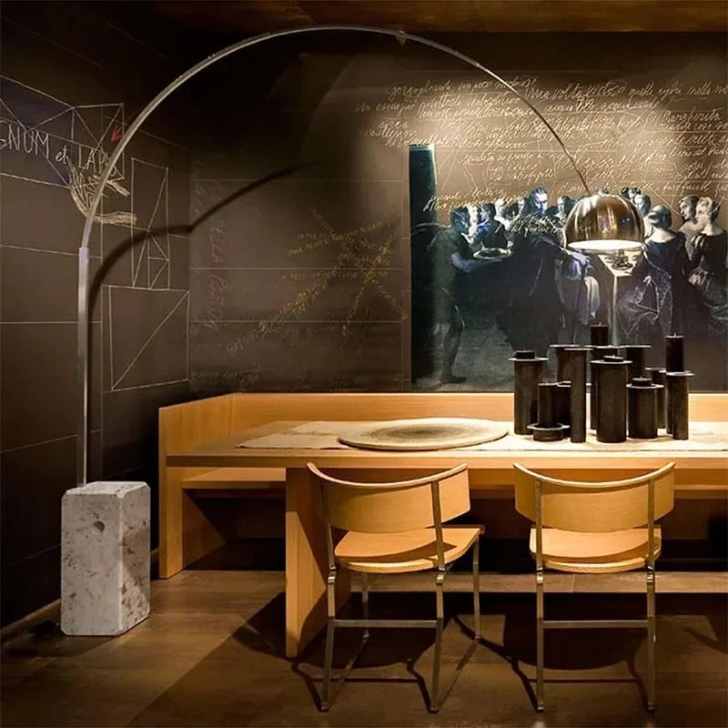 Lampada da Terra Arco Italiana – Design Moderno per il Soggiorno