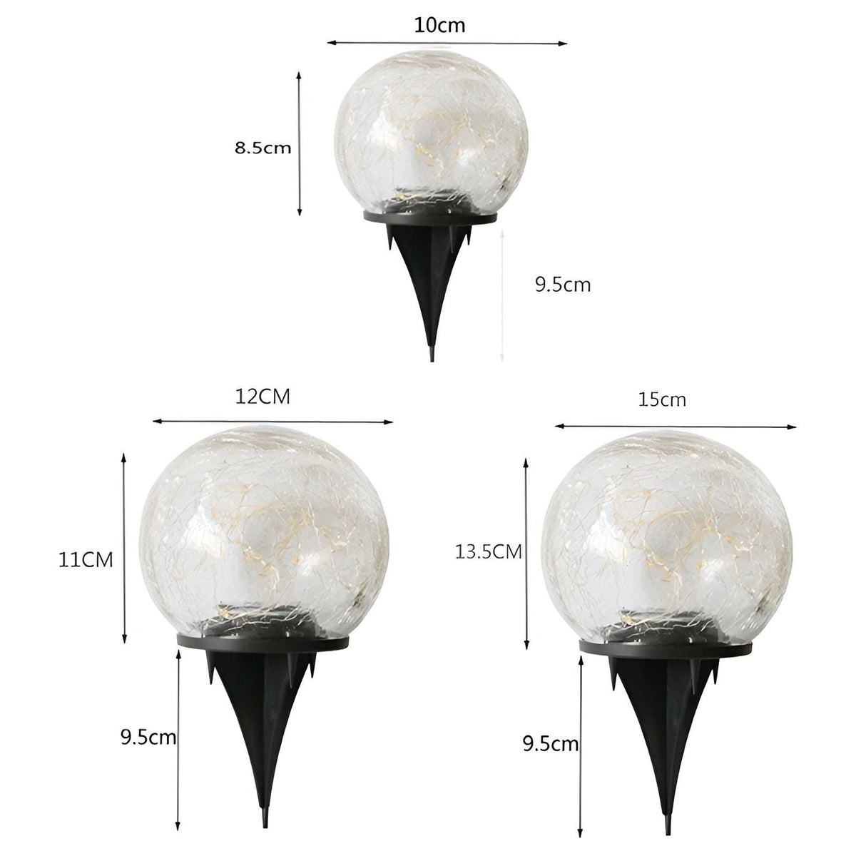 GardenGlimmer Light - Lampada da Giardino Solare a LED Impermeabile per Esterni