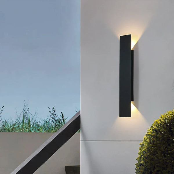 Triglow - Lampada da Parete Moderna Impermeabile per Esterni