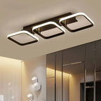Nordic Luxe LED Plafoniera – Lampada Sospesa Quadrata e Rotonda Dimmerabile per Interni Moderni