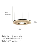 lampadario moderno in tessuto iris led per decorazione d'hotel