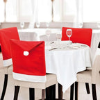 Copri Sedia di Natale – Cappelli di Babbo Natale per Sedie da Pranzo