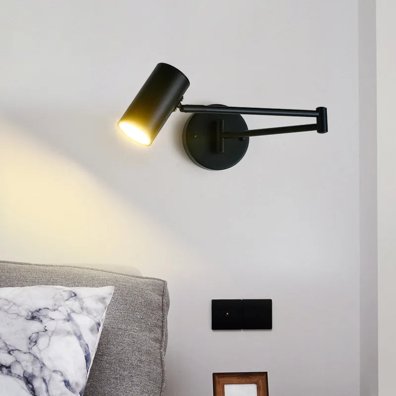 LUXARM Lampada da Parete Regolabile con Braccio Lungo