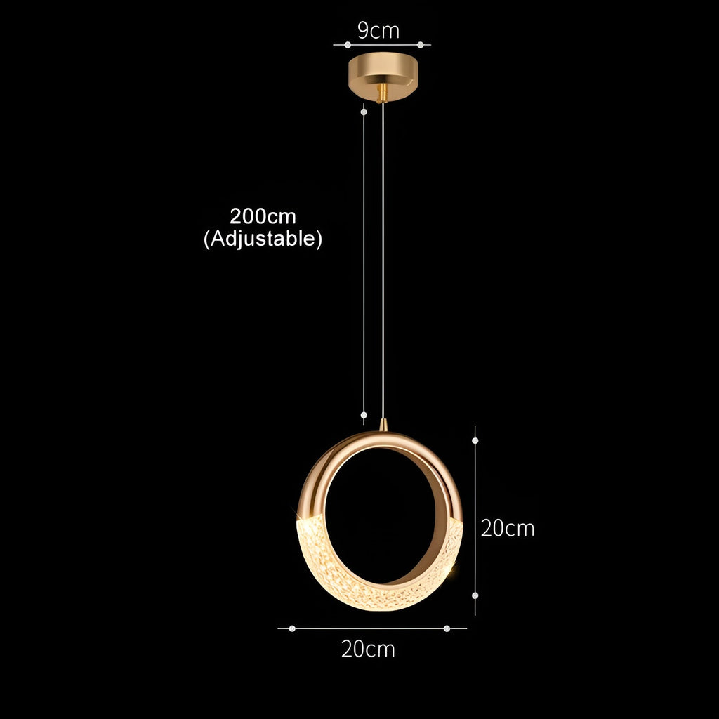 Lampada a sospensione minimalista – Moderna & Senza tempo | Illuminazione elegante per interni