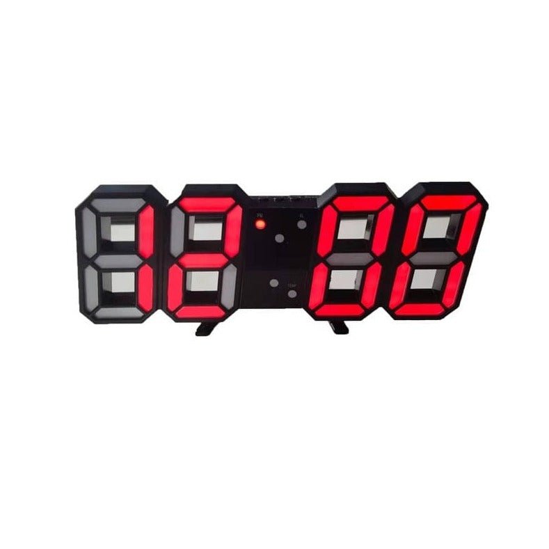 LumiSync Orologio da Parete LED 3D – Orologio Digitale Moderno con Illuminazione Dimmerabile