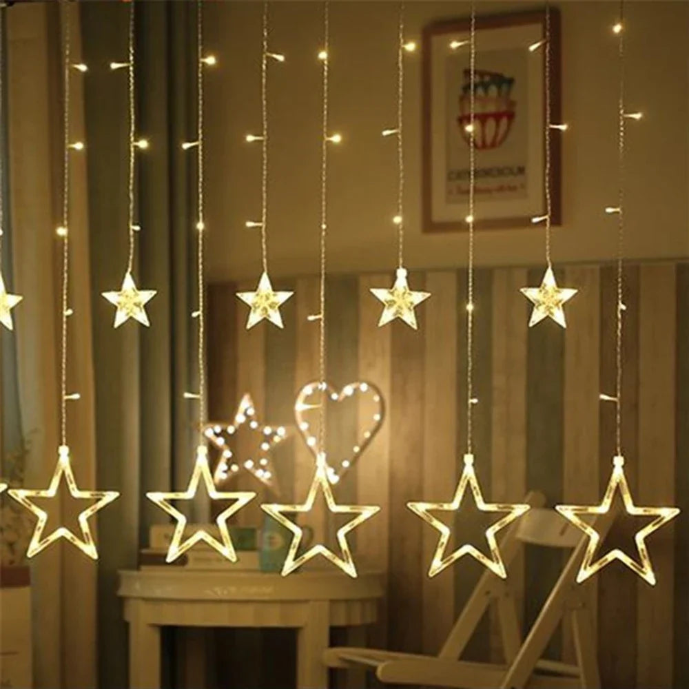StellaGlow 3.5M LED Luce a Catena di Cristallo di Ghiaccio