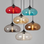 Lampada a Sospensione Moderna Colorata in Vetro