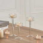 Set di Candelabri in Vetro LumaVase