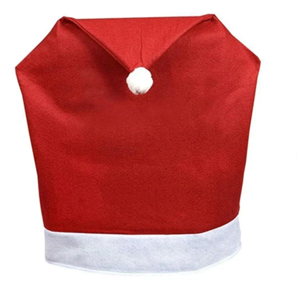 Copri Sedia di Natale – Cappelli di Babbo Natale per Sedie da Pranzo