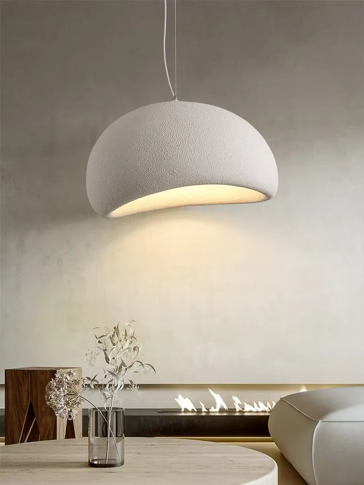 WabiGlow – Lampada a sospensione LED Wabi Sabi moderna per soggiorno, sala da pranzo e camera da letto
