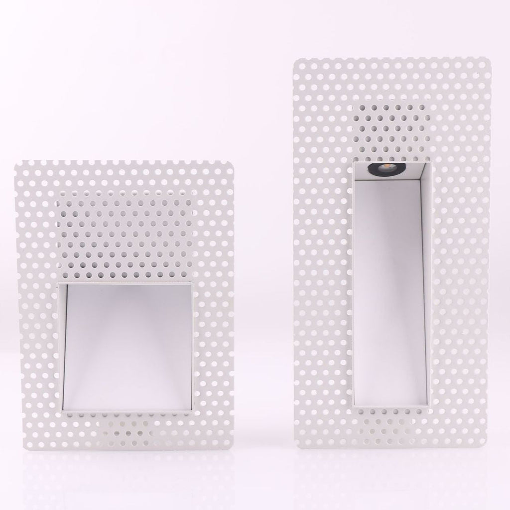 Applique LED da parete senza cornice in acciaio inossidabile Nordic 1 luce