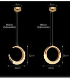 Lampada a sospensione minimalista – Moderna & Senza tempo | Illuminazione elegante per interni