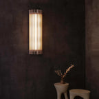 “ZenAura Wabi-Sabi Applique” – Applique LED in Noce Retro Giapponese