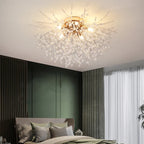 Dandeluxe Palla di Dente di Leone Lampada da Soffitto in Cristallo