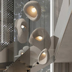 lampadario led wabi-sabi moderno irregolare per decorazione loft