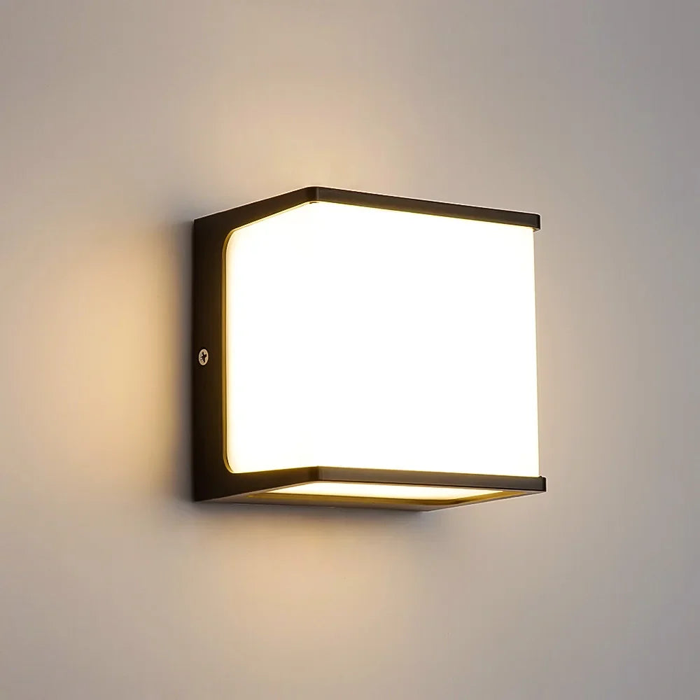 AeroCube Illuminazione da Parete Esterno | LED Moderno Impermeabile