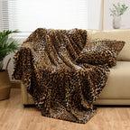Coperta in Fleece con Stampa Leopardo – Plaid Super Morbido per Maggiore Comfort