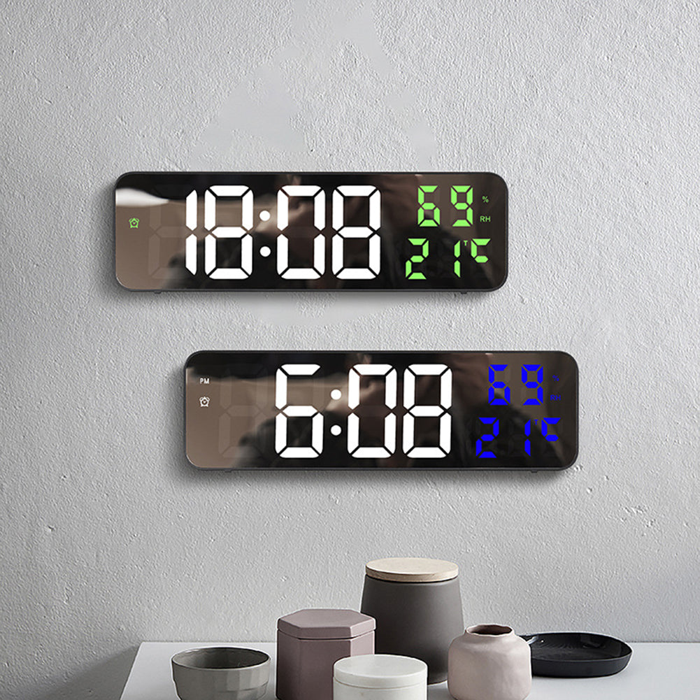 TimeSense - Orologio LED intelligente da parete con monitoraggio climatico