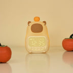 CapyGlow – Sveglia a forma di capybara con luce soffusa e design ricaricabile