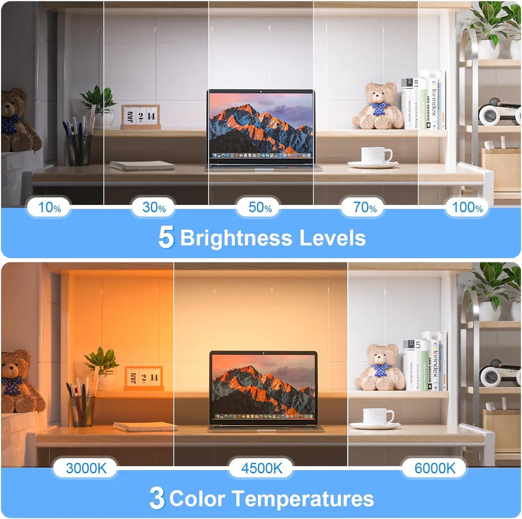 GlowPro 5W Lampada Notturna Ricaricabile Dimmerabile