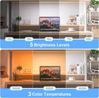 GlowPro 5W Lampada Notturna Ricaricabile Dimmerabile