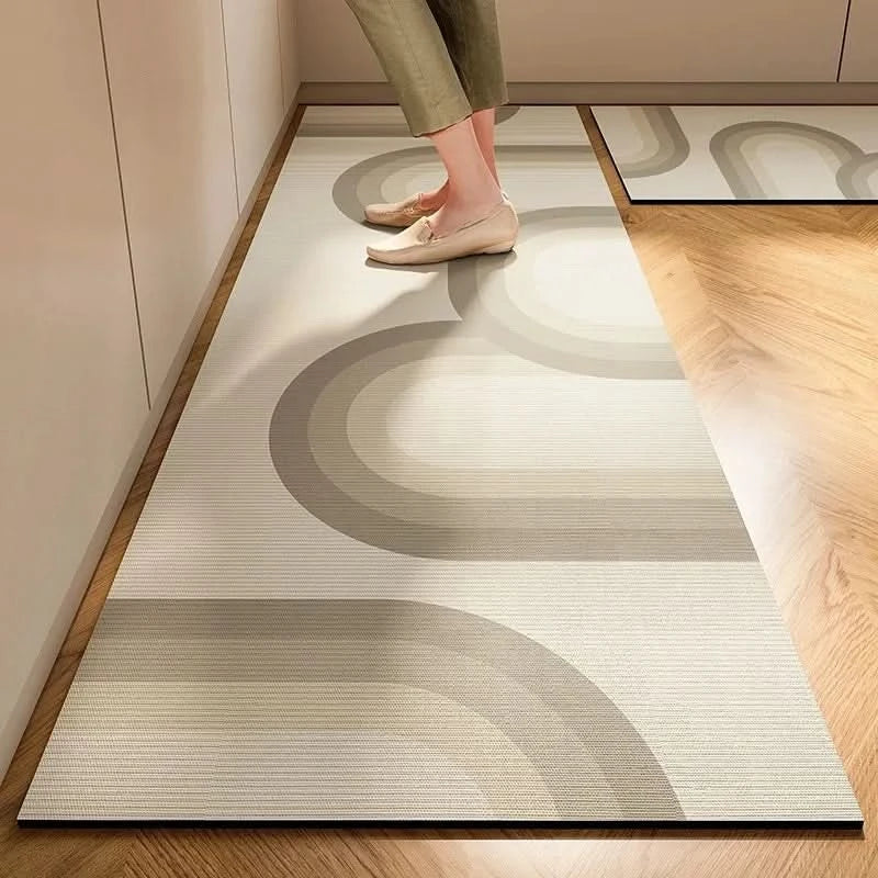 Koriva | Tappetino da Cucina Minimalista Antiscivolo con Supporto Imbottito Confortevole