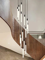 lampadario moderno sospeso per illuminazione interna design loft