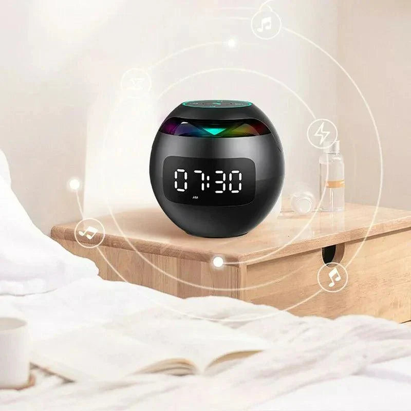 Orologio Sveglia Bluetooth Altoparlante LED Digitale da Comodino