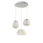 Lampadario in tessuto elegante wabi-sabi
