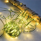 Illuminazione Natalizia a LED Impermeabile per Esterni – Catena Luminosa per Giardino e Terrazzo