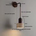 TerraLume Wabi-Sabi Travertino Lampada da Parete LED