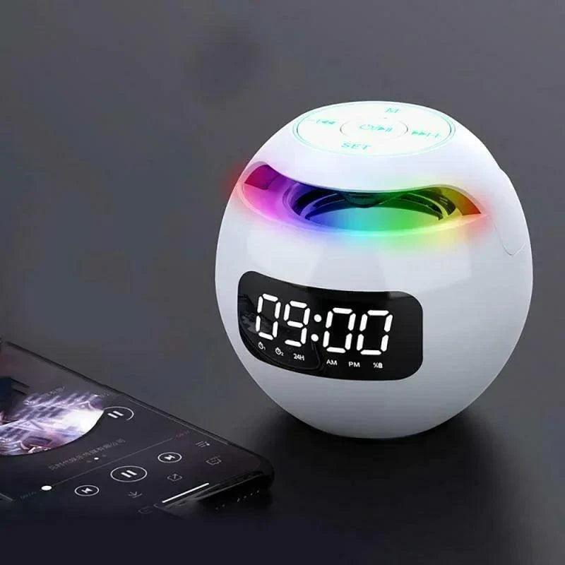 Orologio Sveglia Bluetooth Altoparlante LED Digitale da Comodino
