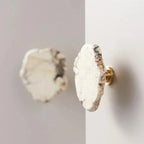 Maniglia in Ottone con Marmo Turchese Etta
