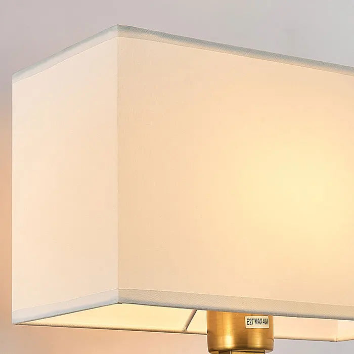 Lampada da Parete Moderna con Paralume in Tessuto