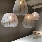 Lampadario in tessuto elegante wabi-sabi