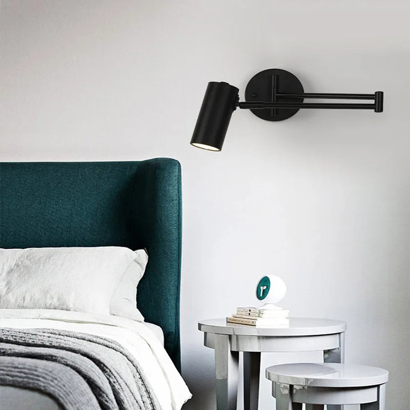 LUXARM Lampada da Parete Regolabile con Braccio Lungo