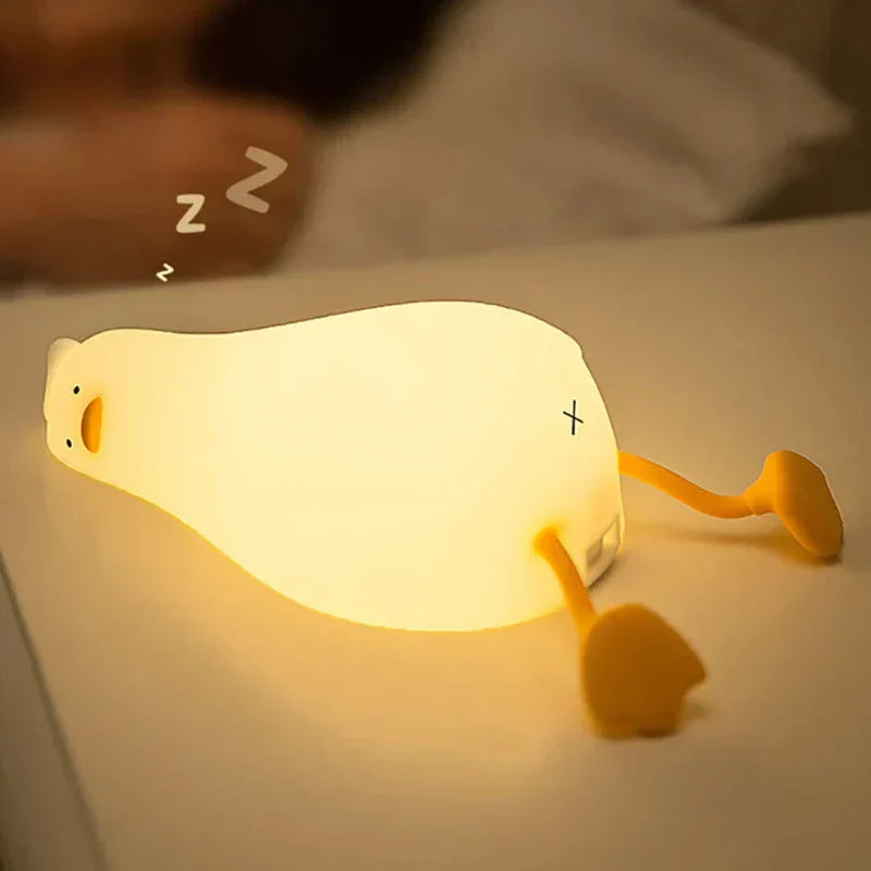 LumaDuck - dolce lampada a forma di anatra ricaricabile per notti accoglienti