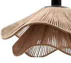WabiRope Aura: Lampada a Sospensione in Canapa Wabi Sabi Scandinava