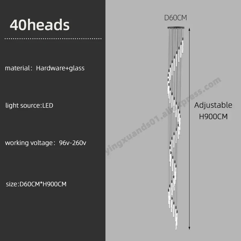 lampadario moderno sospeso per illuminazione interna design loft