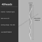 lampadario moderno sospeso per illuminazione interna design loft