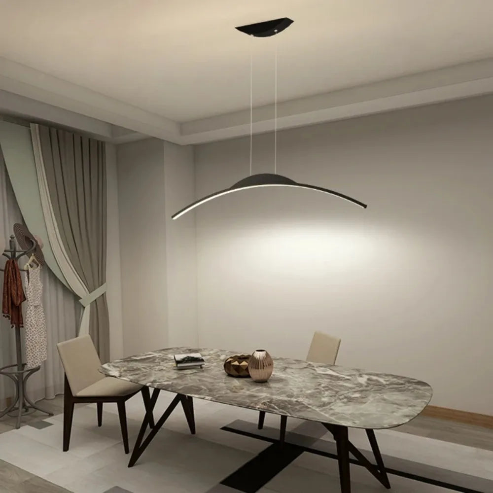 Ethirelle - Lampada a sospensione LED moderna per sala da pranzo, cucina e soggiorno